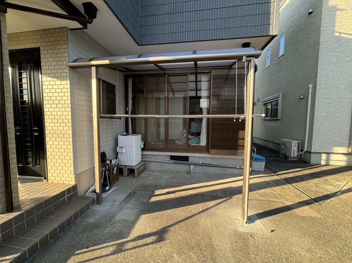 カワカの匝瑳市　エクステリア　テラス　リフォーム　工事の施工後の写真3