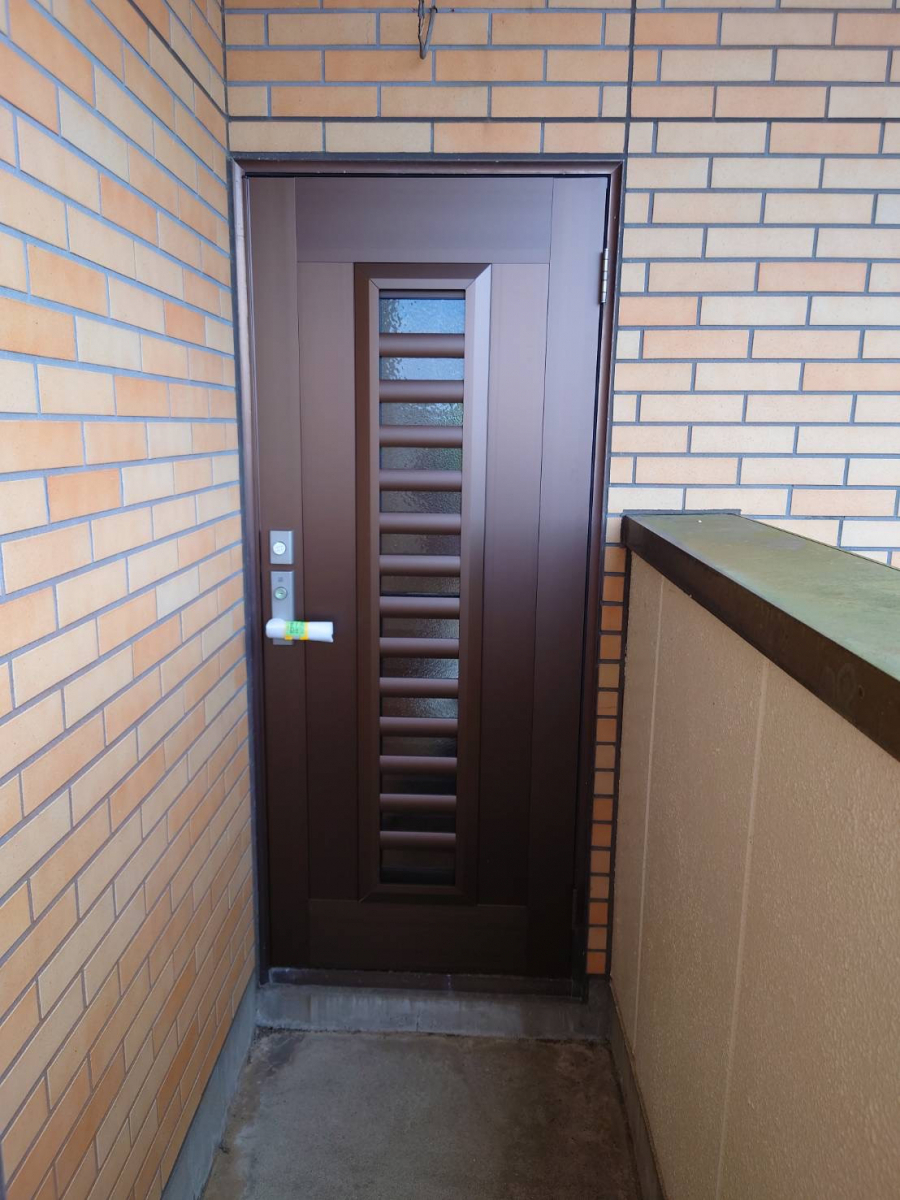カワカの銚子市　ドア　交換　リフォーム　工事の施工後の写真1
