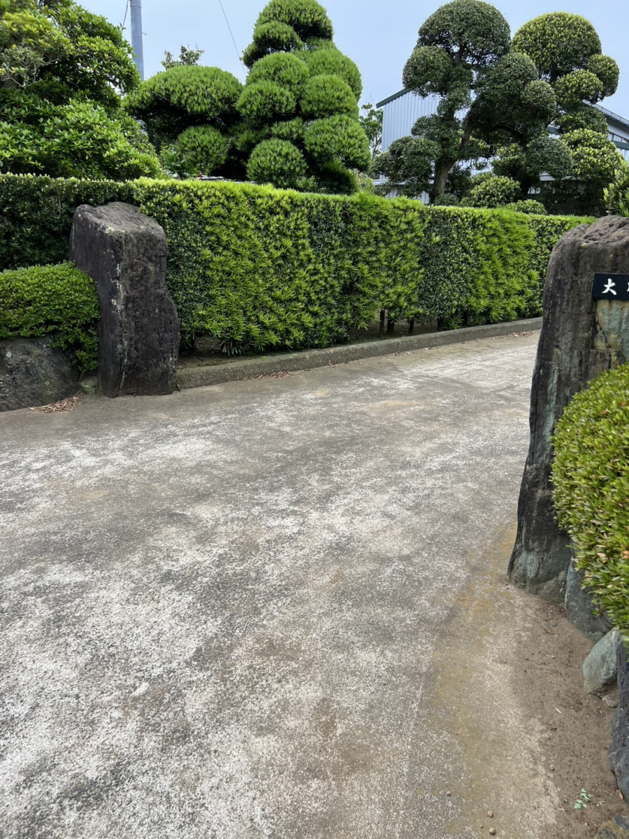 カワカの匝瑳市 外構工事 エクステリア 門扉 伸縮門扉 大型 リフォーム 工事の施工前の写真1