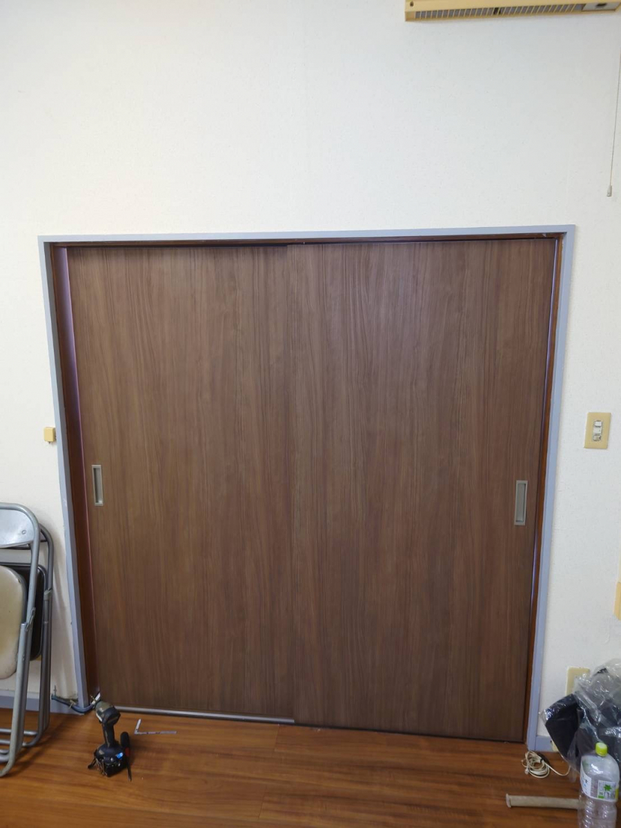 カワカの銚子市　室内建具　リノバ建具　リフォーム　交換工事の施工後の写真1
