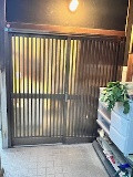 作州トーヨー住器の玄関引戸の交換の施工前の写真1