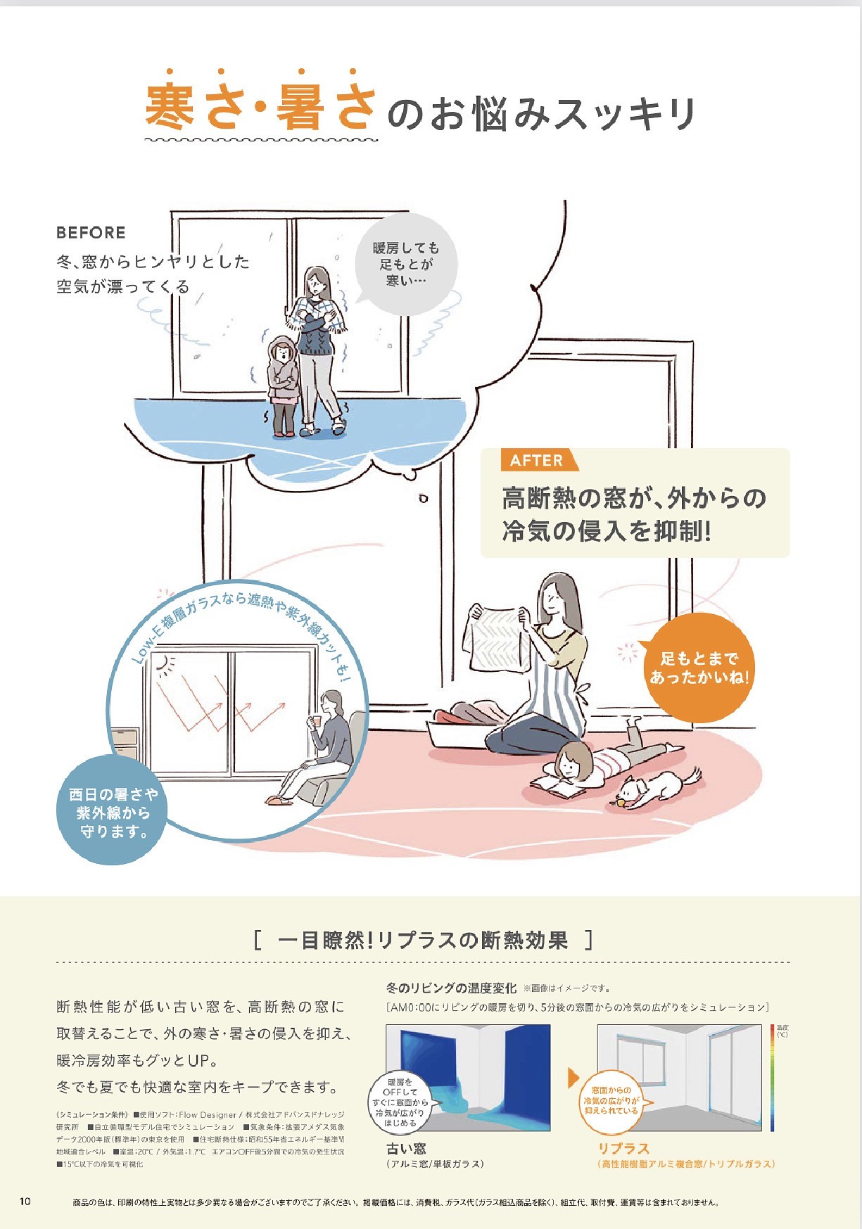 I like　ー マドに自信 ーの餃子王子の断熱リフォームの施工前の写真3