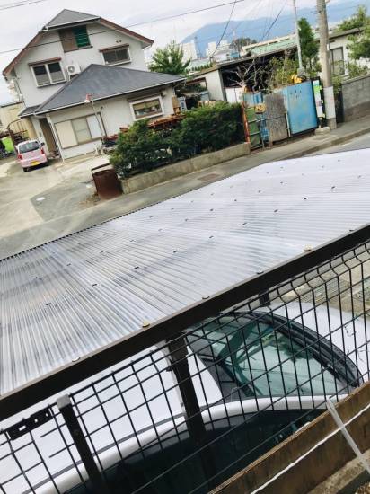 海老名トーヨー住器のカーポート屋根交換施工事例写真1