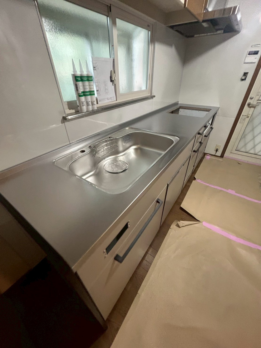 海老名トーヨー住器の海老名市　キッチン施工例「思い描いたキッチンが完成しました！」の施工後の写真1