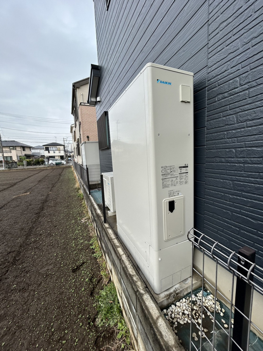 海老名トーヨー住器の突然壊れたエコキュート　海老名市施工例の施工後の写真1