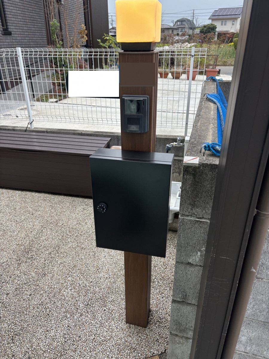 海老名トーヨー住器の海老名市　柱は既存をそのまま使用してボックスのみ交換しました。の施工後の写真1