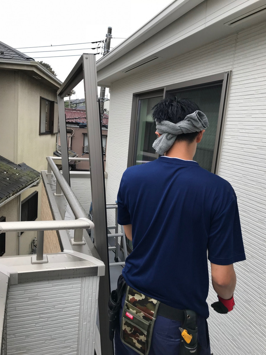 海老名トーヨー住器の新築時設置がなかった2階居室窓　防犯対策にシャッターはあった方が良いの施工前の写真2