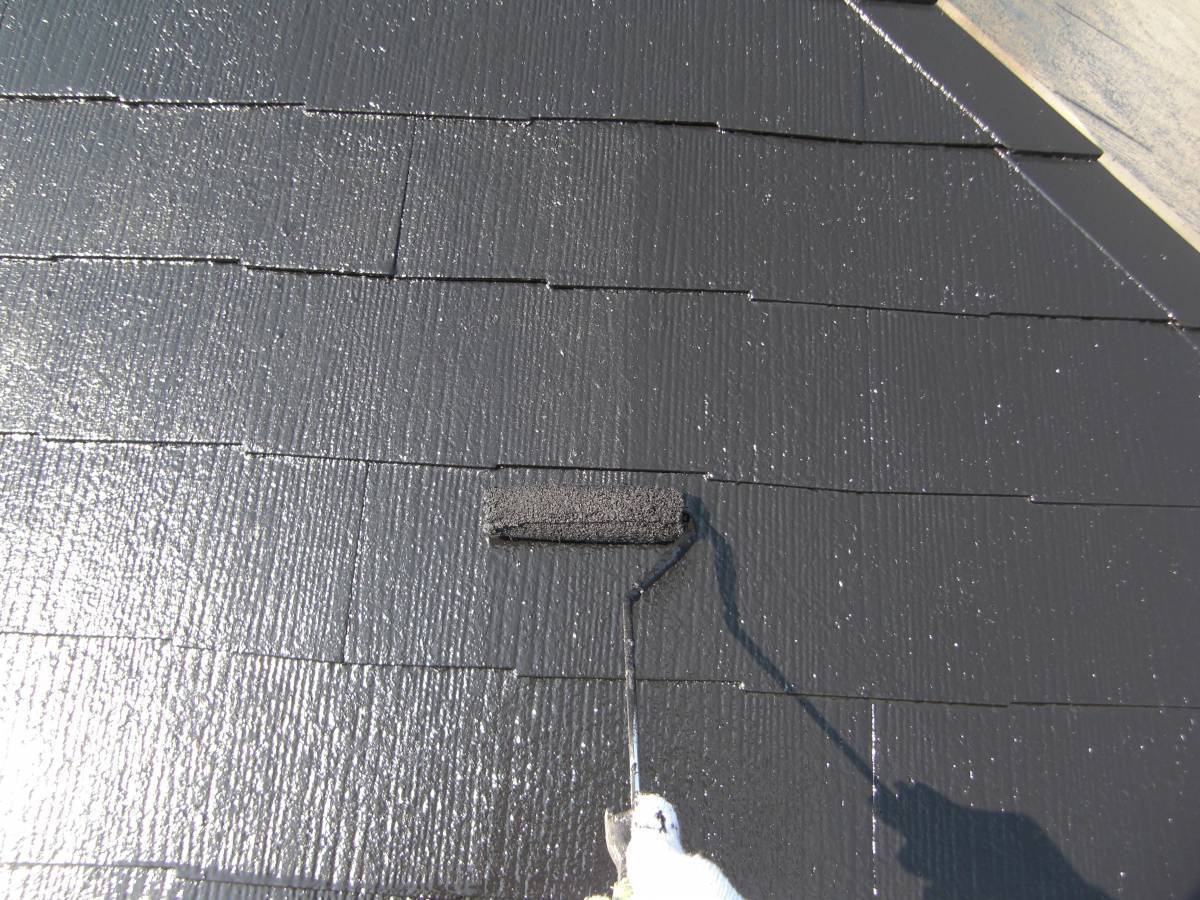 海老名トーヨー住器のコロニアル屋根　塗装工事の施工後の写真2