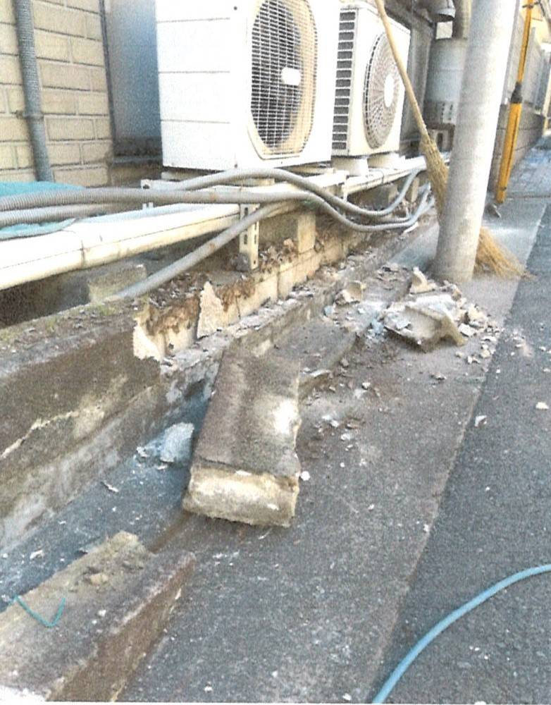 リバーアルミトーヨー住器の横浜市　ブロック・フェンス取替の施工前の写真3