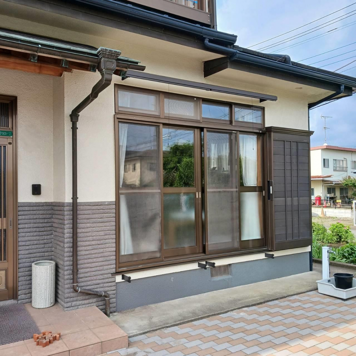 リバーアルミトーヨー住器の相模原市 日除け対策の施工前の写真1