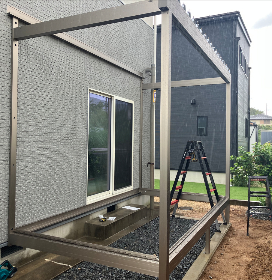 押田屋の雨の日でも安心して洗濯物が干せる！の施工前の写真2