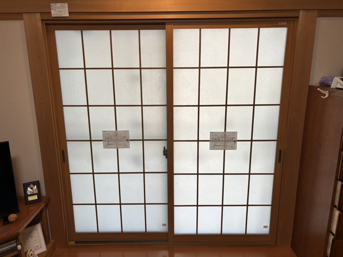 押田屋の【内窓設置】和紙調ガラスで明るさそのまま、快適な空間に!の施工後の写真1