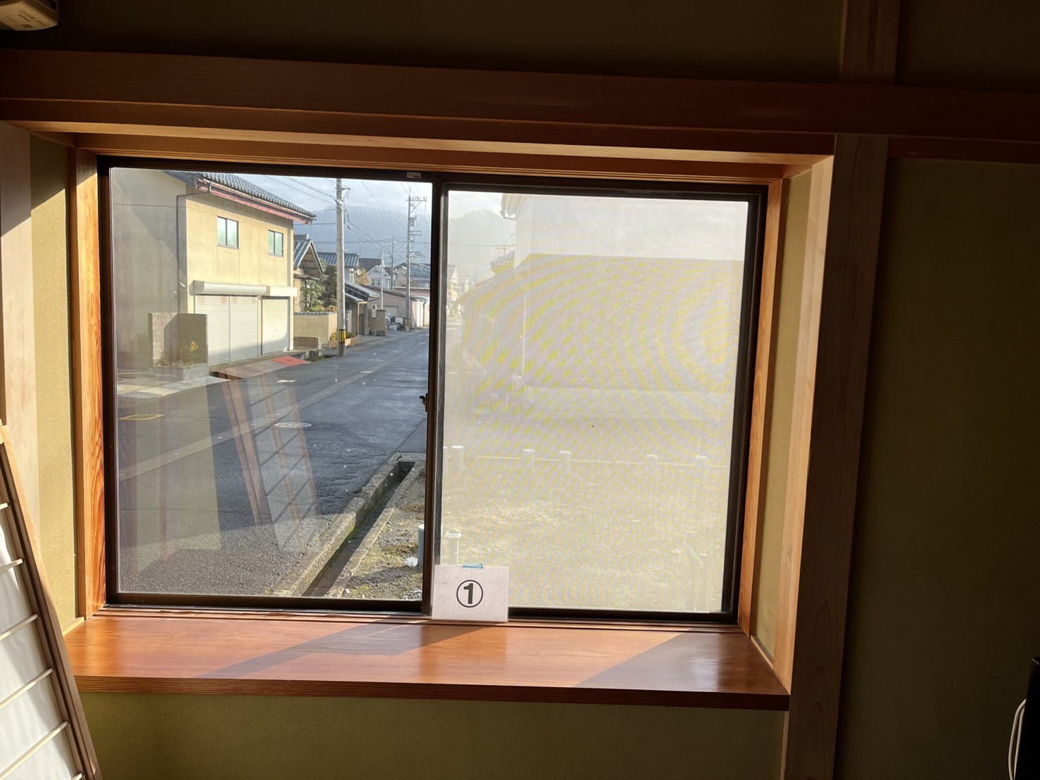 押田屋の和障子風格子付き内窓を取り付けしましたの施工前の写真1