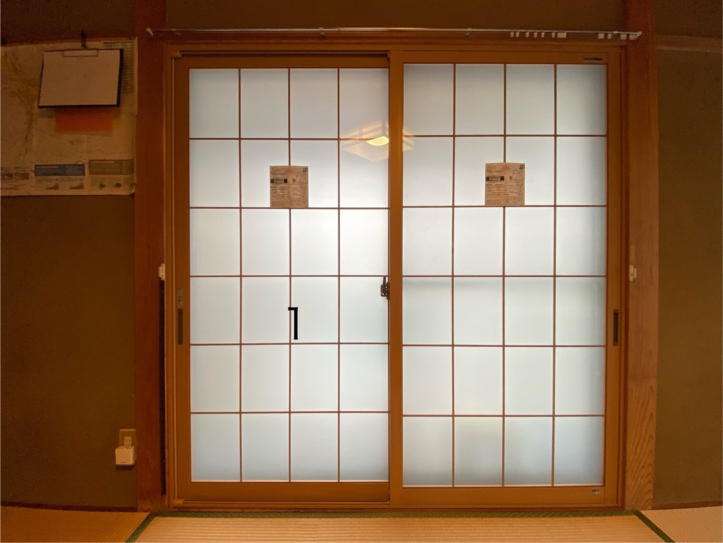 押田屋の和障子風内窓の取付で断熱性向上の施工後の写真1