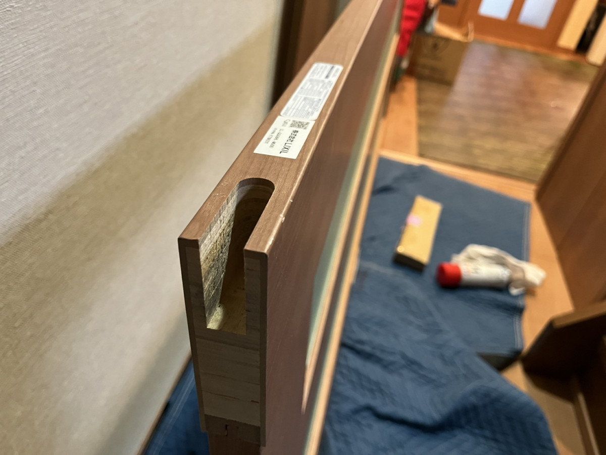 押田屋の建具の不具合の為、修繕に伺いました。の施工前の写真2