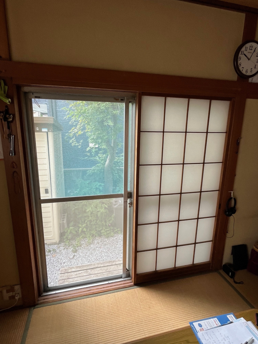 窓 トリカエ隊の墨田区/和室が寒いを内窓で解消の施工前の写真1