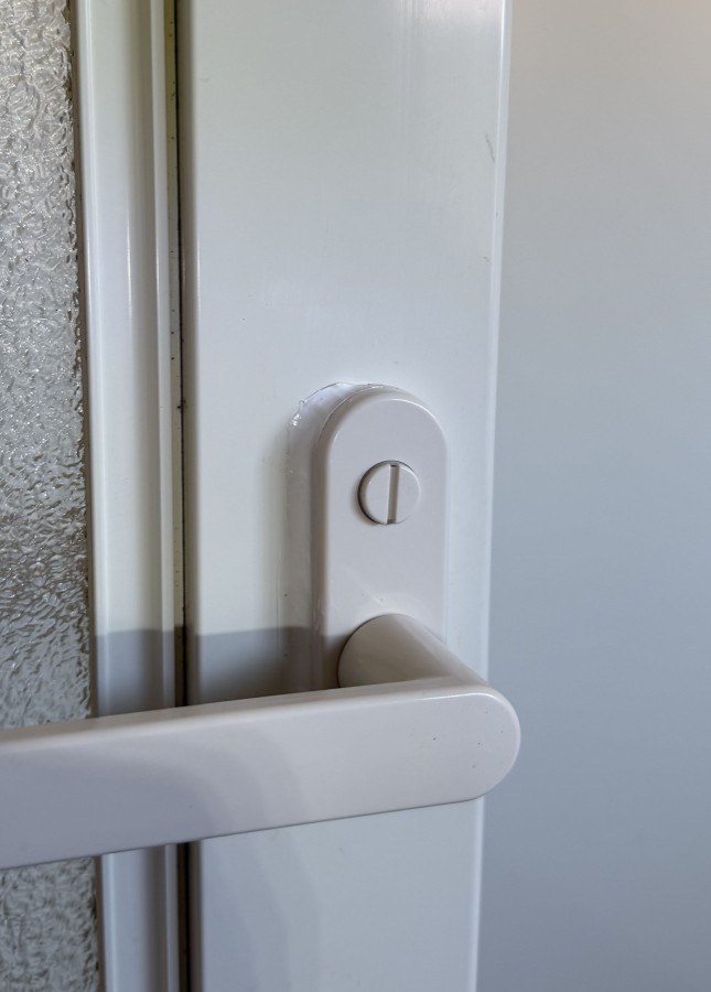 タンノサッシの【部品が廃番で入手不可】浴室ドアのハンドル交換（いわき市）の施工事例詳細写真1