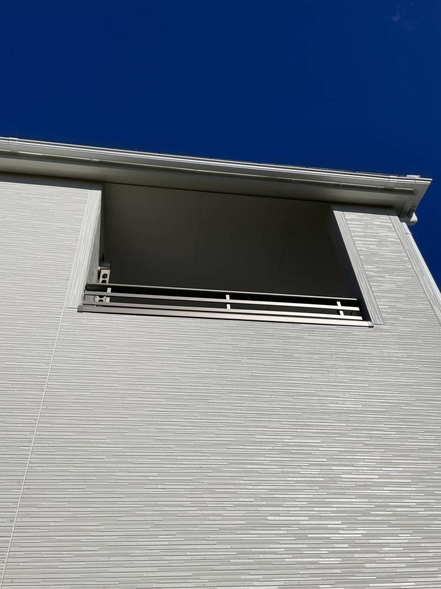 タンノサッシのベランダ開口に窓を付けました（いわき市）の施工前の写真3