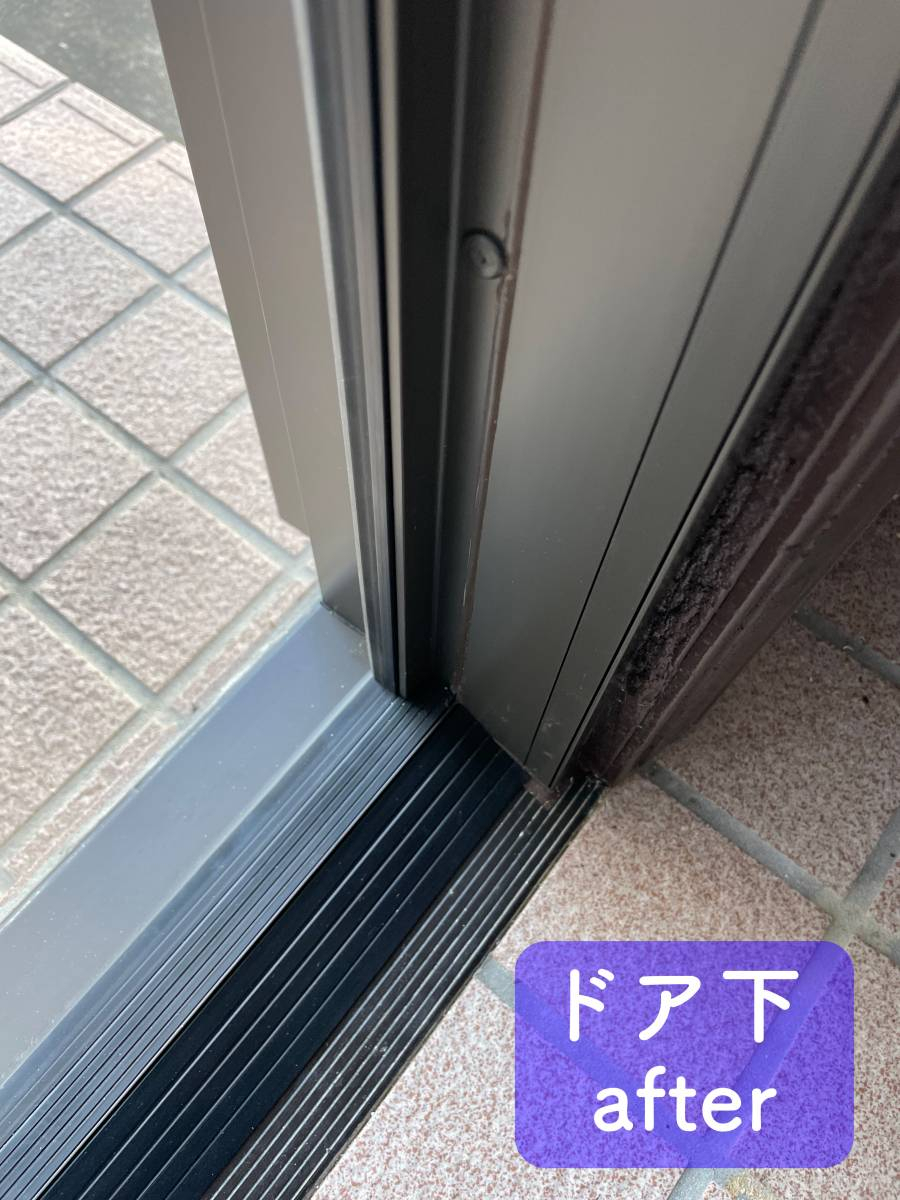 タンノサッシの古くなって動きが悪い玄関ドアを取替えリフォーム（いわき市）の施工後の写真2