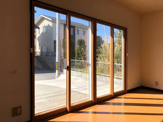 タンノサッシの内窓の取付でエアコン効率アップ「インプラス」の取付施工（いわき市）施工事例写真1