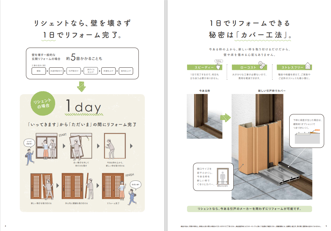 唐津トーヨー住器の玄関ドアを新しくして、より光の入る玄関スペースにの施工事例詳細写真4