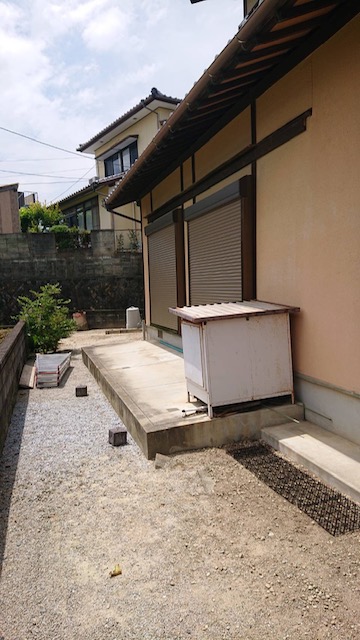 唐津トーヨー住器の木製テラスを新しくの施工事例詳細写真2