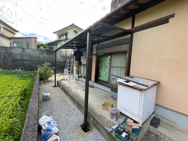 唐津トーヨー住器の木製テラスを新しくの施工事例詳細写真3