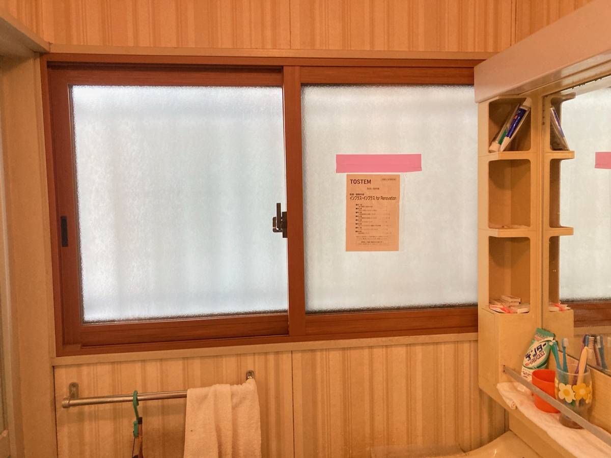 ヤマグチトーヨー豊中の住宅省エネ2023キャンペーン　対象製品内窓インプラスの施工後の写真1