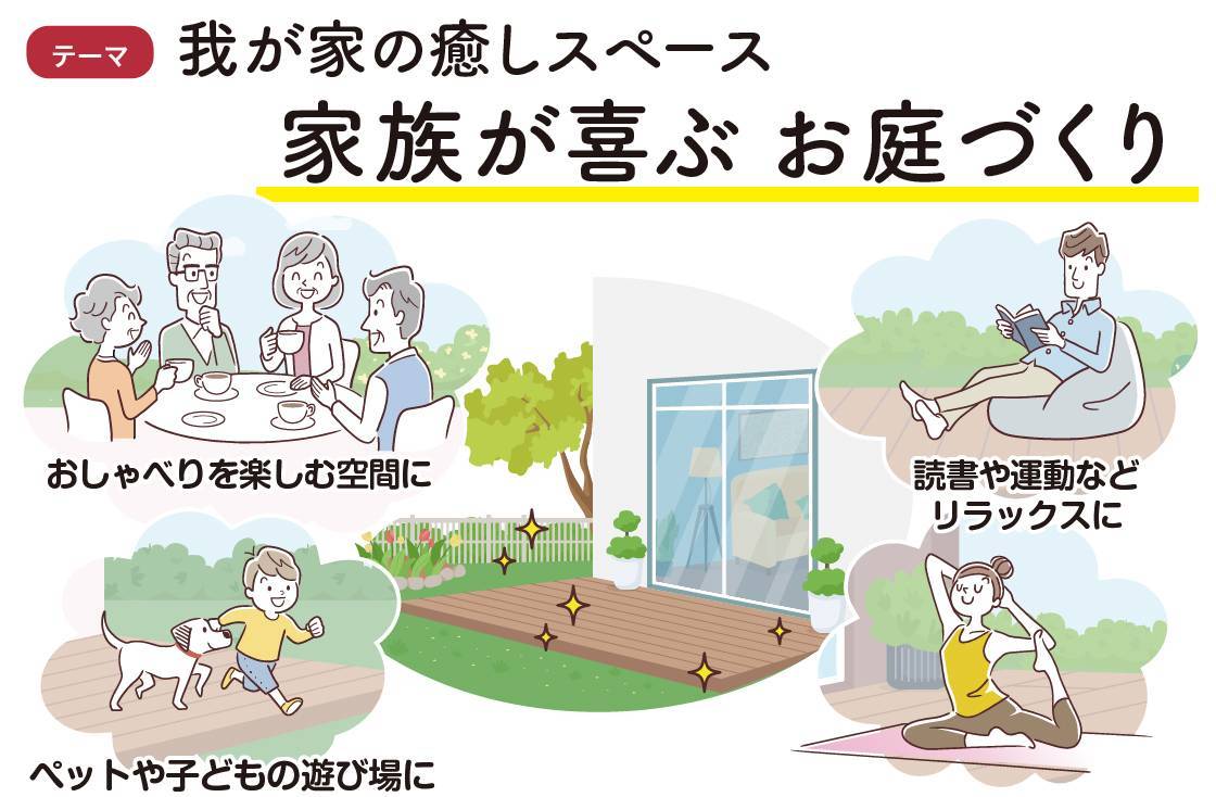 家族が喜ぶお庭づくり ウチヤマのイベントキャンペーン 写真1