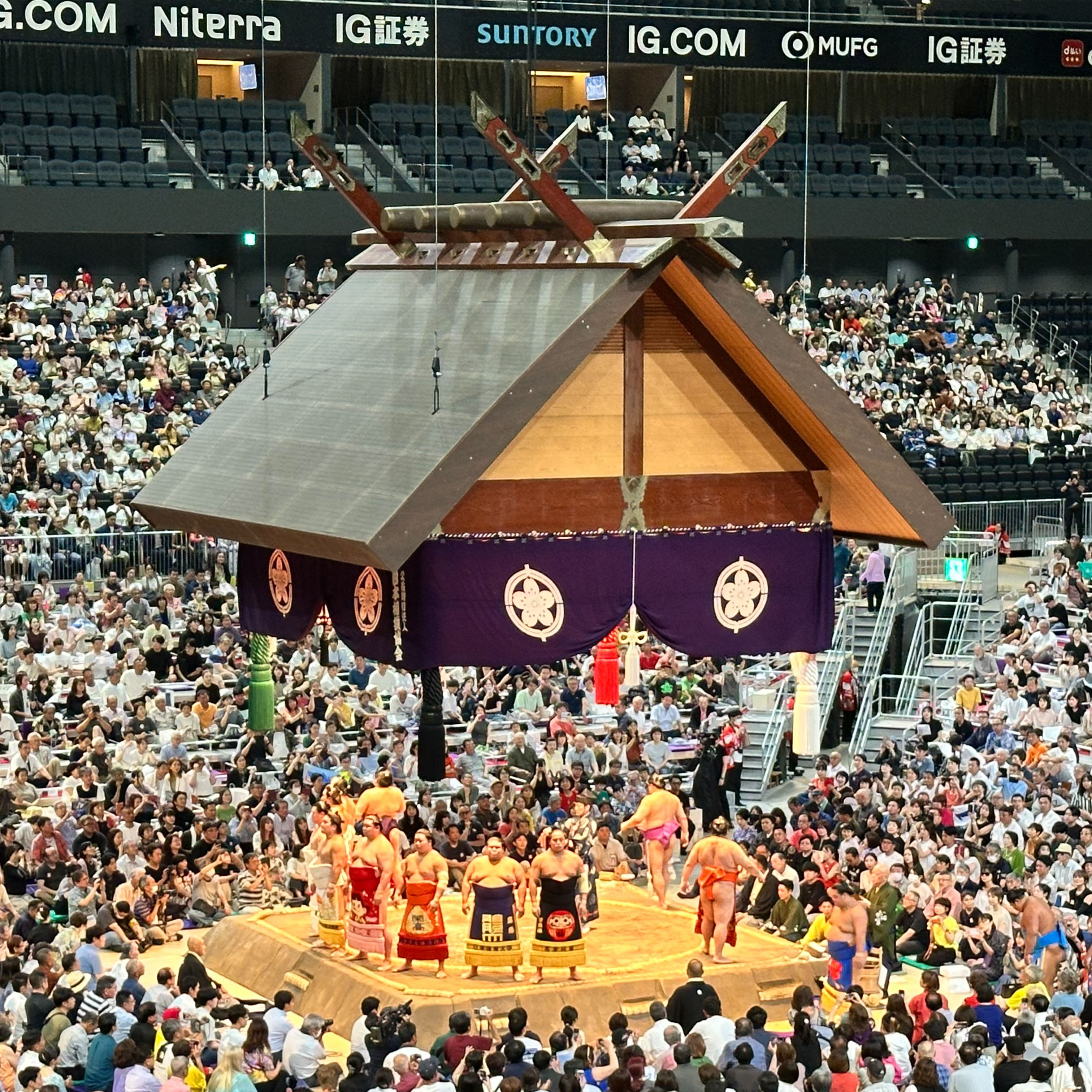 社長ブログ:熱気あふれる名古屋場所観戦記! ウチヤマのブログ 写真1
