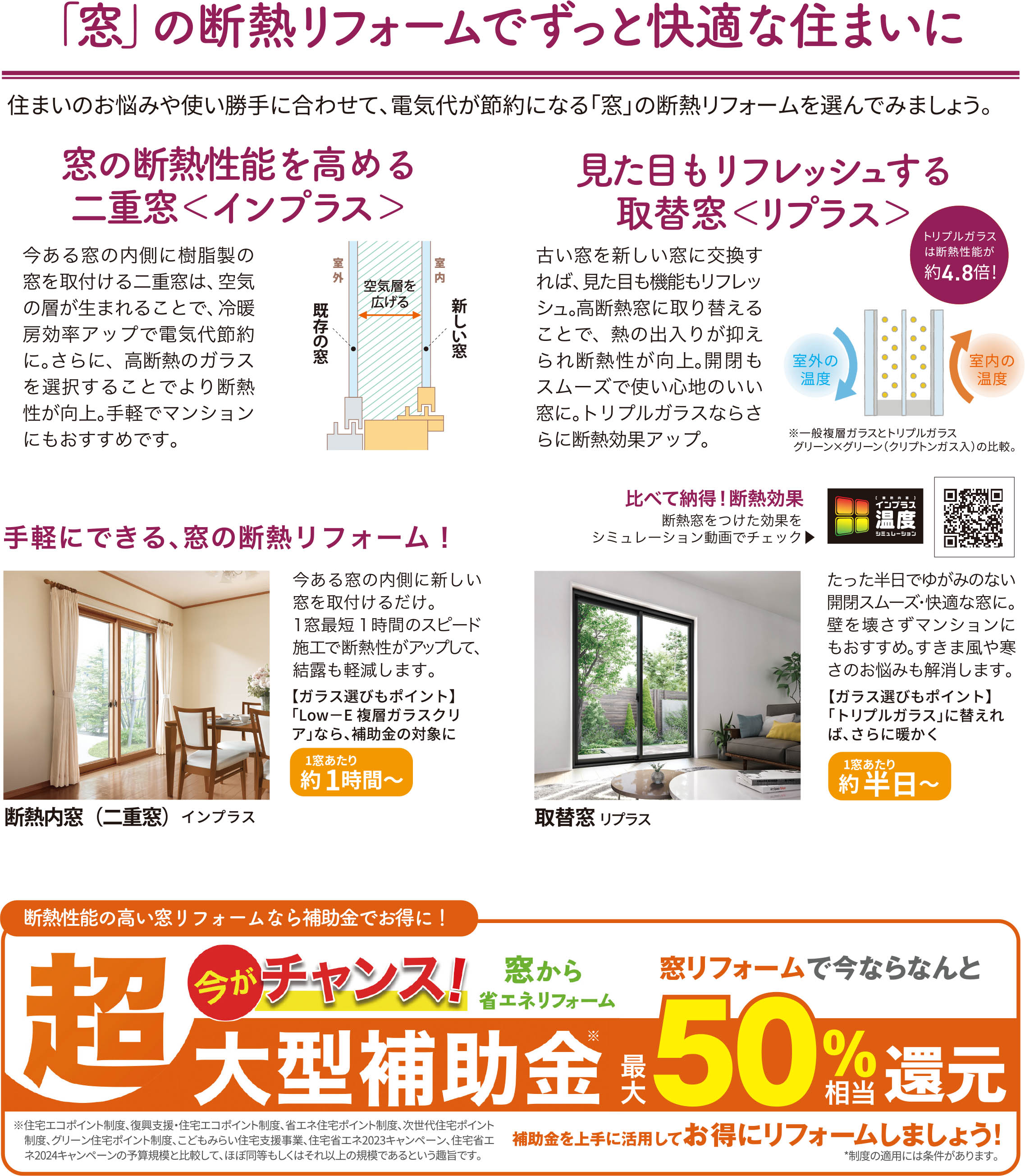 すまいだより10月号「補助金活用でお得に窓リフォーム! 電気代も節約に」 ウチヤマのブログ 写真2