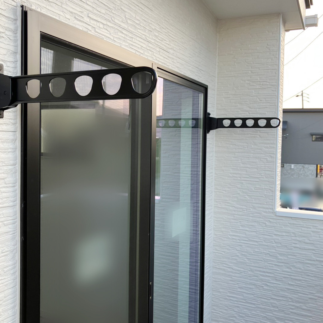 ウチヤマの洗濯動線を最短に。後付け物干しで家事時間をカット！【健康で快適な暮らし】の施工後の写真1