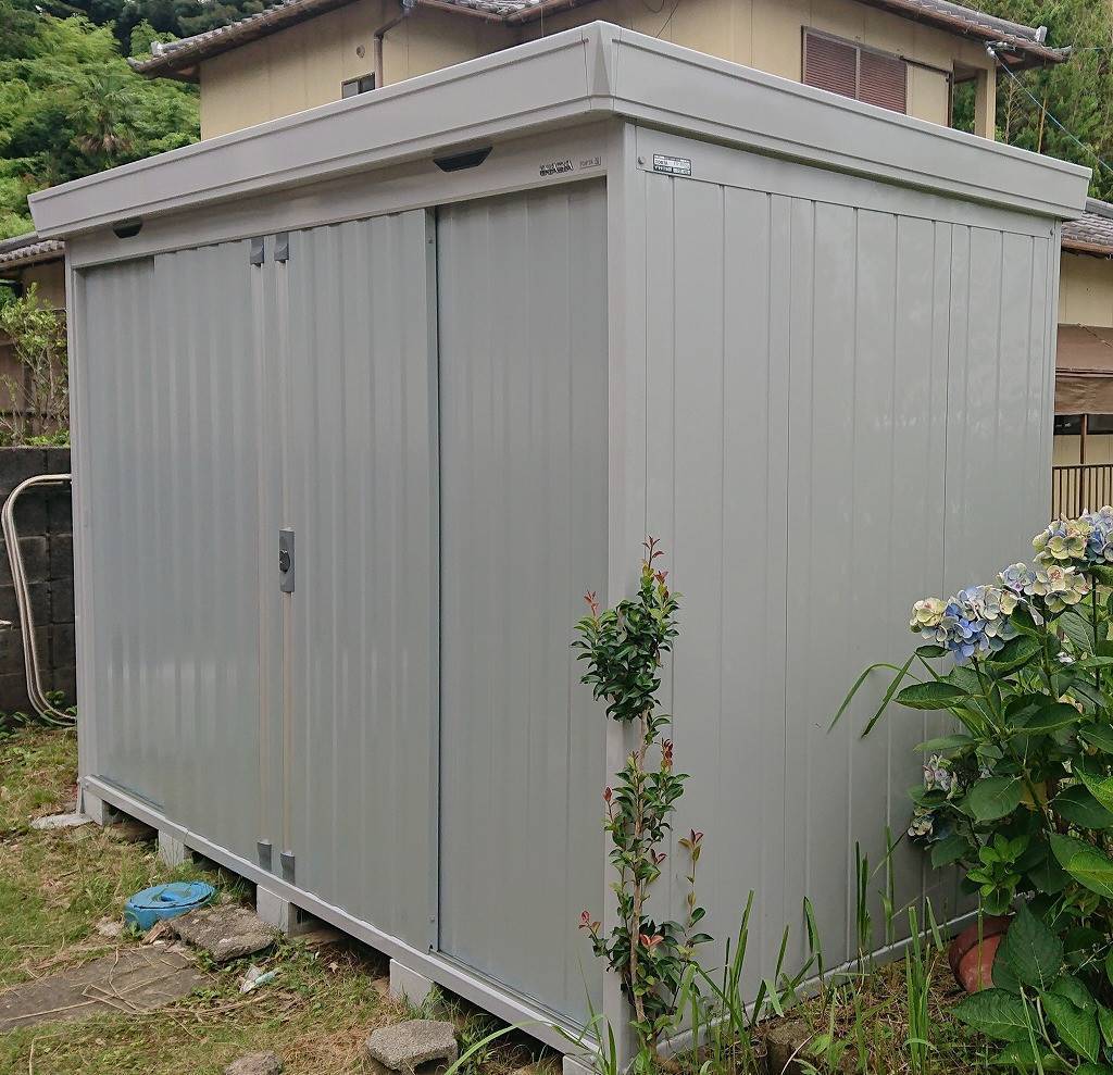 杉山トーヨー住器の物置取替の施工後の写真1