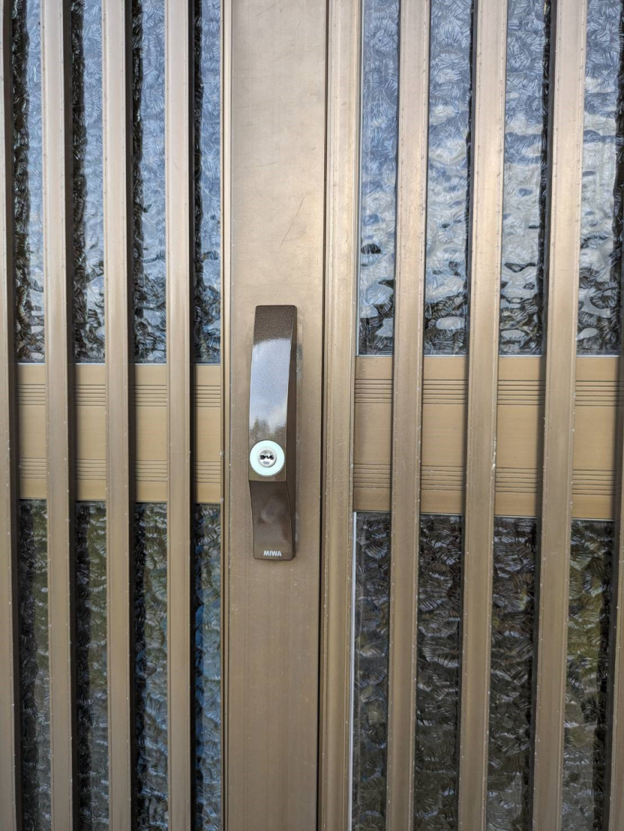 杉山トーヨー住器の錠前交換の施工後の写真1