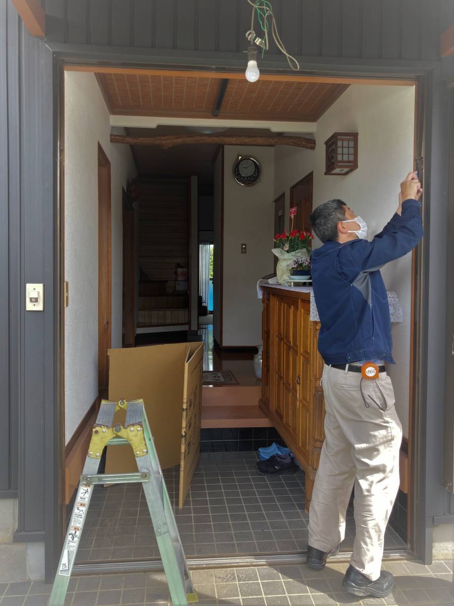 杉山トーヨー住器の玄関の取替が増えてます。の施工後の写真1