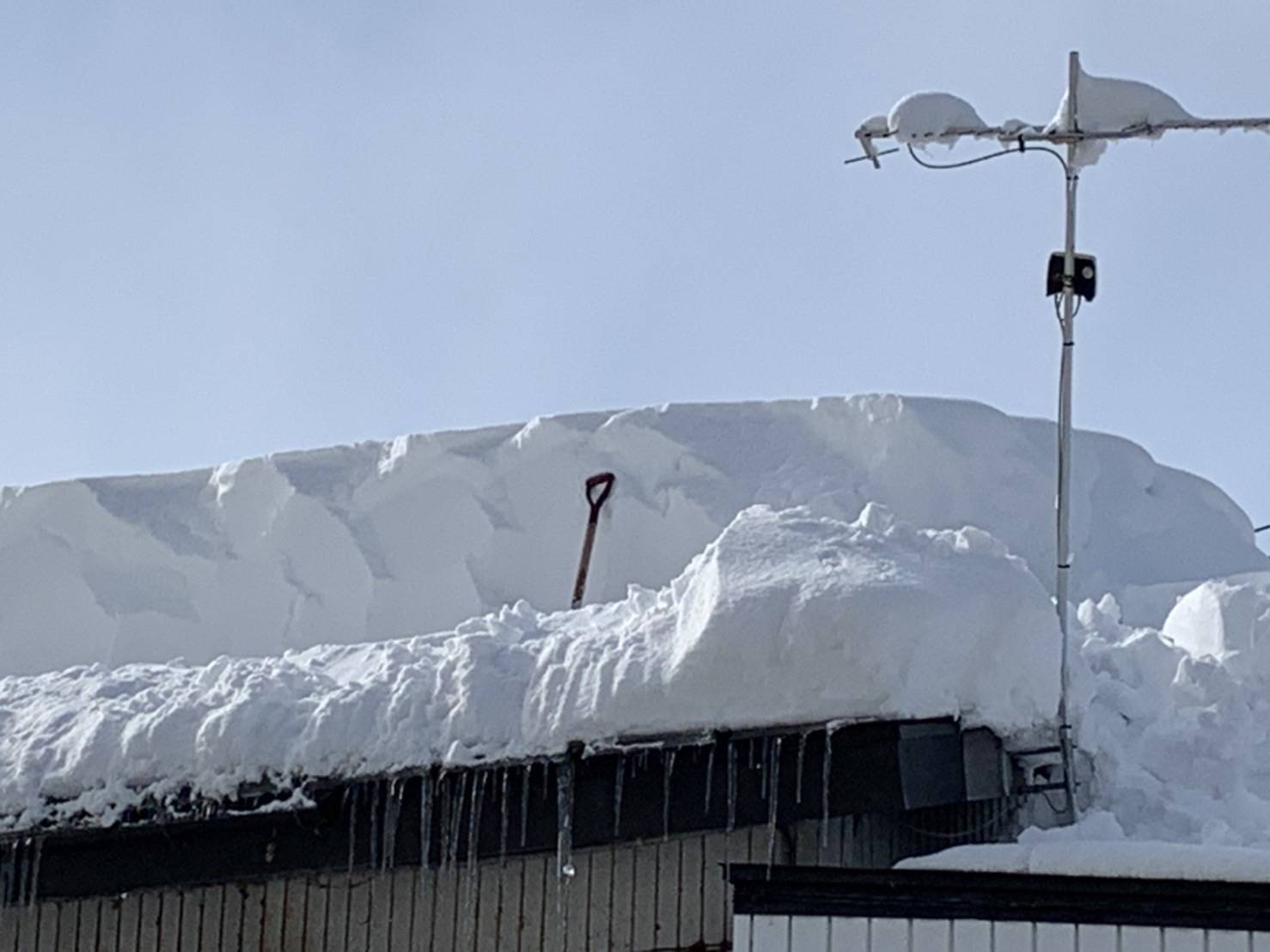 雪下ろし２ 小野寺トーヨー住器のブログ 写真1