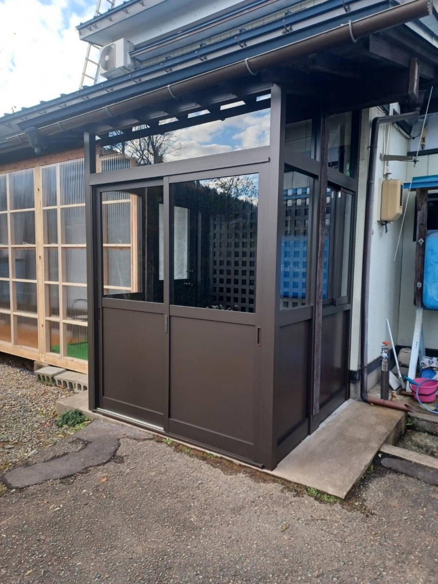 小野寺トーヨー住器の風除室を設置したい...の施工後の写真1