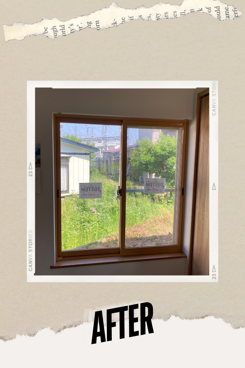 小野寺トーヨー住器の夏の暑さ対策に!内窓インプラスのすすめの施工後の写真1