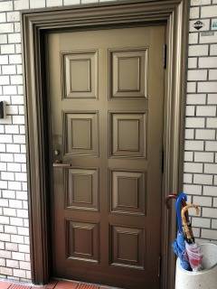 玄関ドア 把手・錠の取替 塚本住建のブログ 写真4