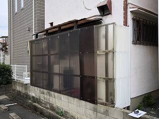 塚本住建の囲い工事の施工前の写真1