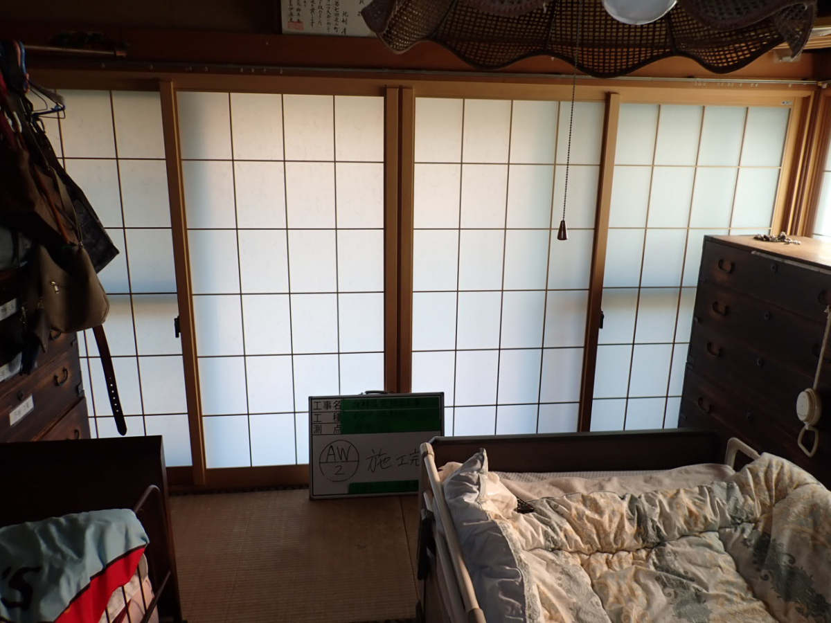 十倉トーヨー住器の寝室への内窓設置（深夜・早朝の防音対策）の施工後の写真2