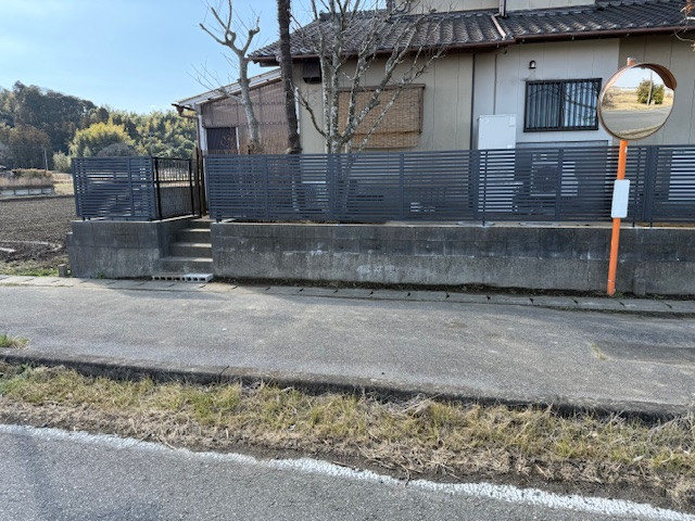 十倉トーヨー住器のデザイン豊富なフェンスの施工後の写真2