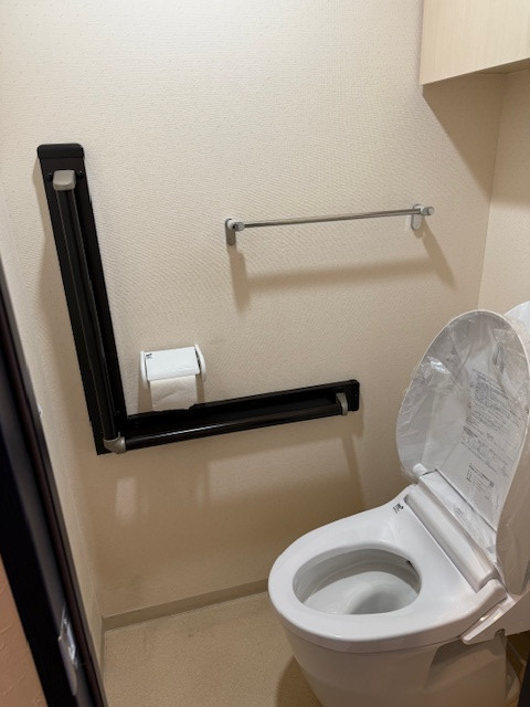 十倉トーヨー住器のトイレ交換、手すり取付の施工後の写真3
