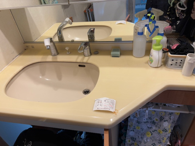 十倉トーヨー住器のたった数時間で水漏れ解決！の施工前の写真1