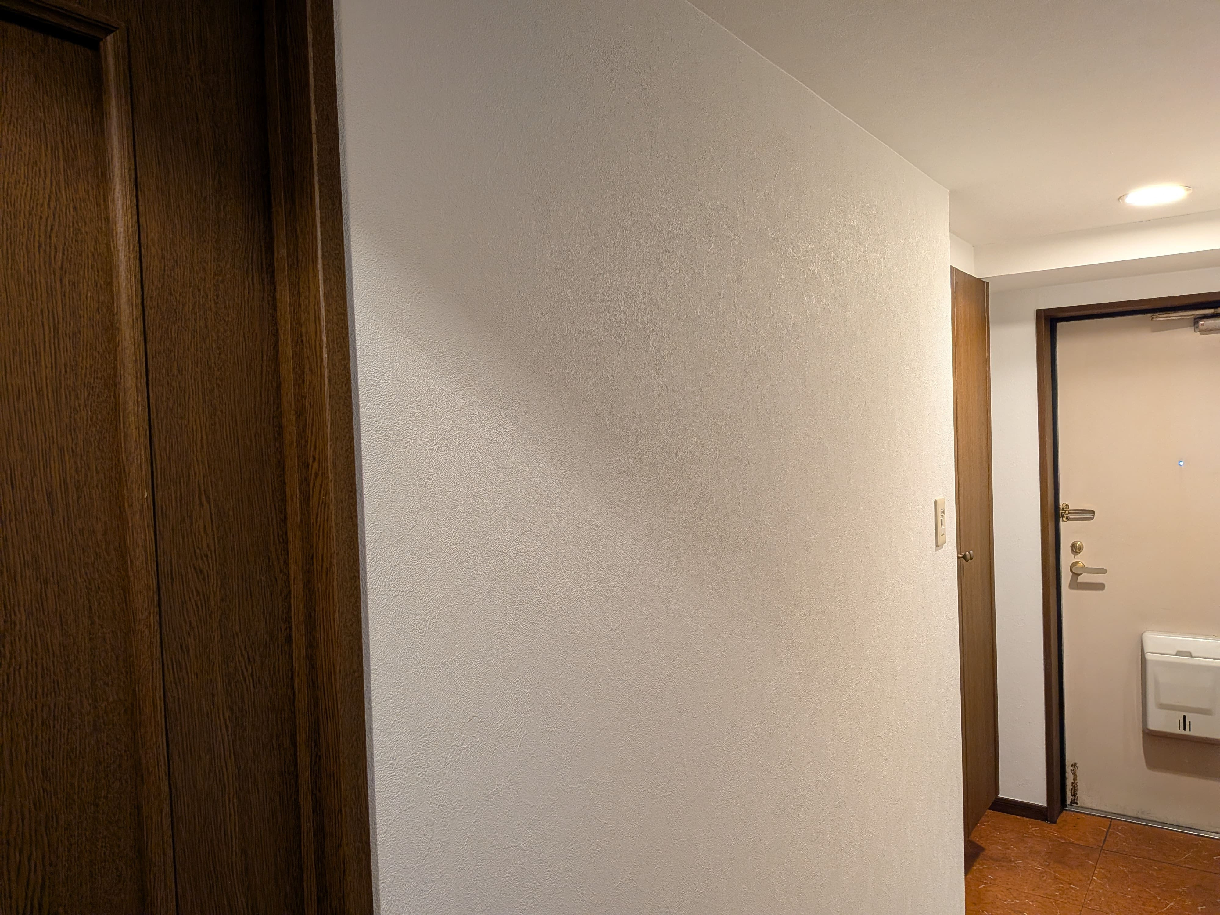 十倉トーヨー住器の空気を整える壁材～エコカラット セルフで玄関の臭いをリフレッシュの施工前の写真1