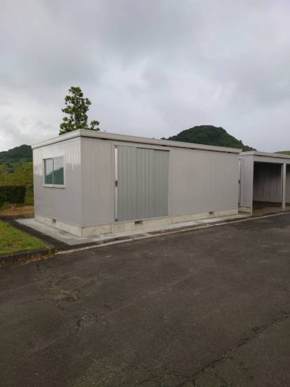 セイナントーヨー住器の物置取付施工事例写真1