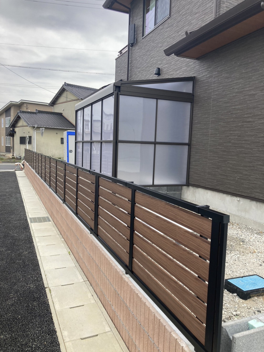 セイナントーヨー住器のフェンス工事の施工後の写真1