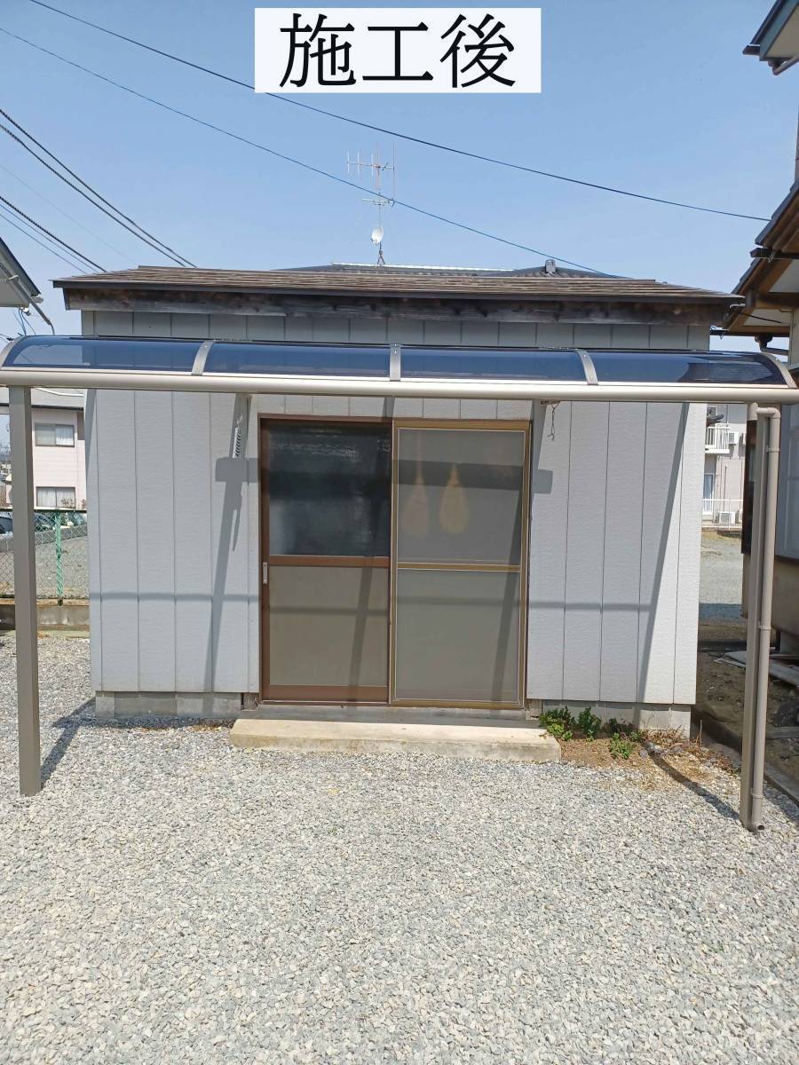 永光トーヨー住器のテラス設置工事の施工後の写真1