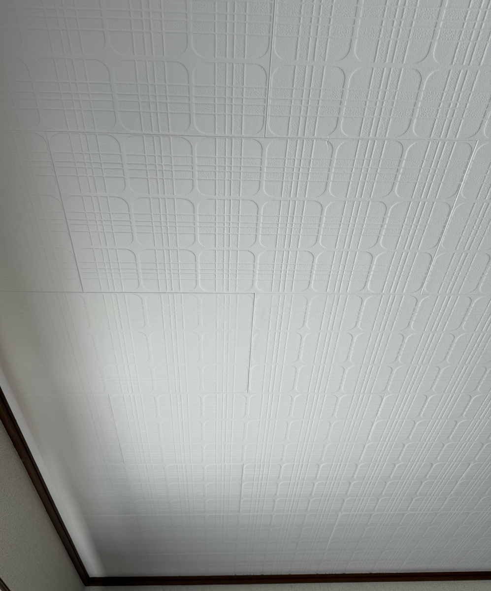 永光トーヨー住器の気仙沼市　天井の雨漏り跡　塗装の施工後の写真1