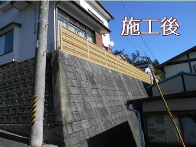 永光トーヨー住器の和風住宅に合う京香大津垣フェンスの施工の施工後の写真1